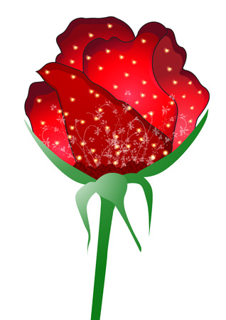 Red roseのイラスト素材