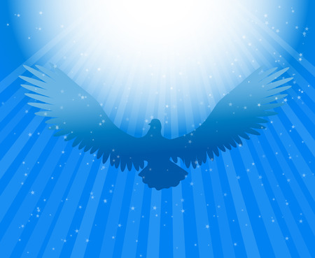 Holy Spirit doveのイラスト素材