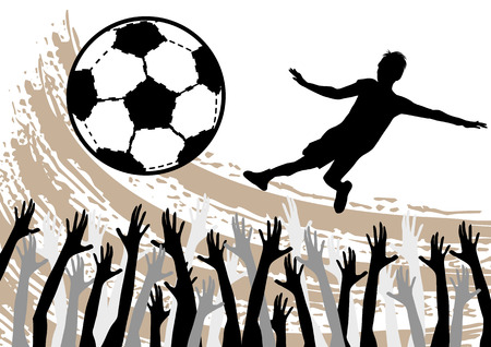  Football player-Football soccerのイラスト素材