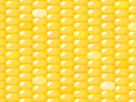 Seamless texture of corn. Vector illustration for your design.のイラスト素材