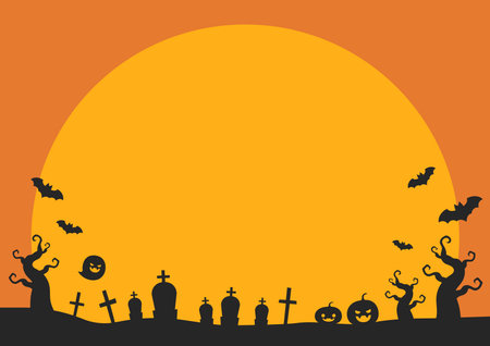 Halloween concept with icons design, vector illustration 8 eps graphic.のイラスト素材