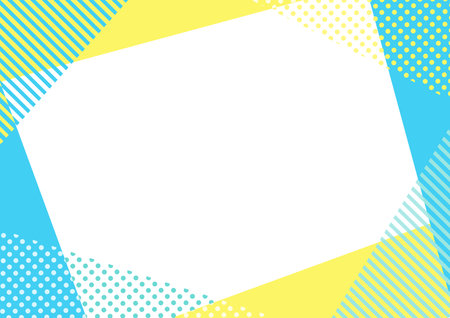 Geometric background with halftone dots. Vector illustration for your designのイラスト素材