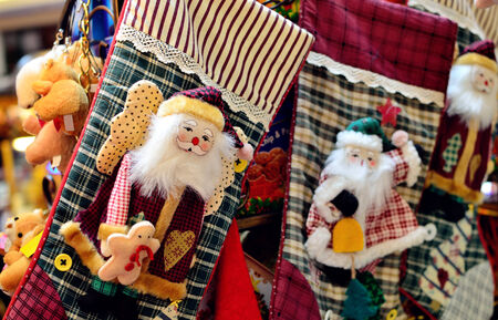 Santa Claus Christmas Stockingの写真素材