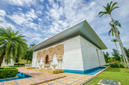 Beautiful Moroccan Pavilion in Putrajaya Malaysiaのeditorial素材