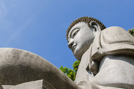 Genting Highlands,Malaysia - January 25,2015:Stone buddha which is located at Chin Swee Caves Temple,Genting Highlands.のeditorial素材