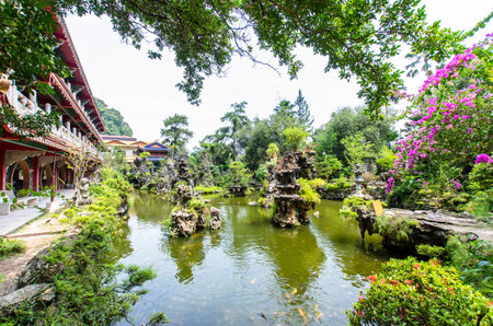 Ipoh,Malaysia - July 16,2015 : Sam Poh Tong Temple which is located at Gunung Rapat in the south of Ipoh.のeditorial素材
