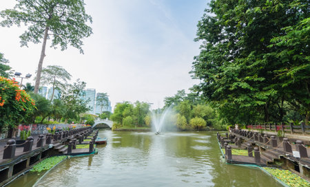 Kuala Lumpur,Malaysia - Aug 22,2018 : Lake Gardens also known as Kuala Lumpur Perdana Botanical Gardens, it is KL's first large-scale recreational park.のeditorial素材