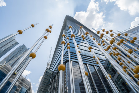 KL, Malaysia-March 9,2024 : View of The Exchange TRX mall.It is a integrated development that offers...