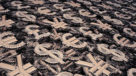 background major currencies 3D render business, currency, symbol, dollar