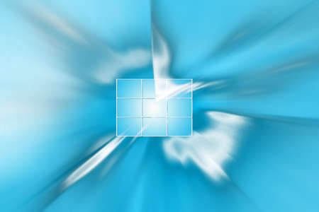 Window in the sky bright, abstract