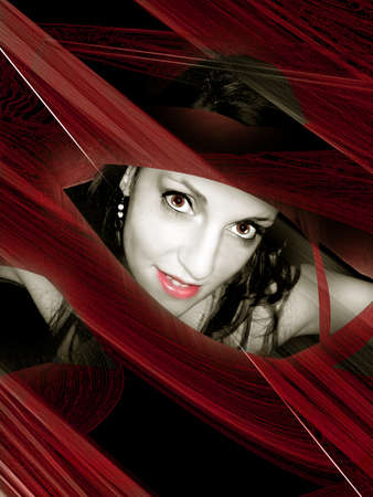 Woman, Beautiful, Smiling,の写真素材
