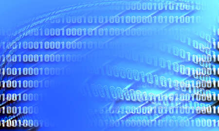 Binary code, internet concept, communication