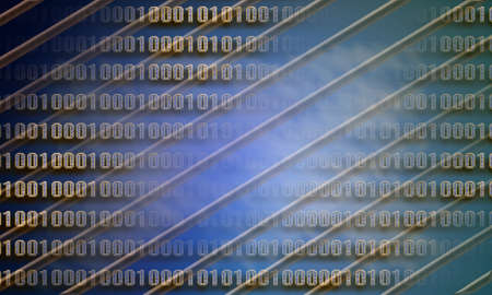 Binary code, internetの写真素材