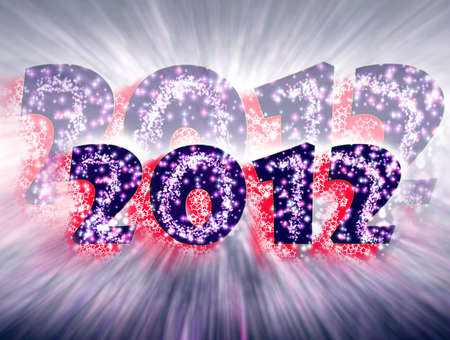 2012, Happy New Year,の写真素材