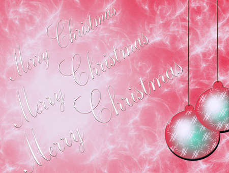 Christmas card, Christmas decorationsの写真素材