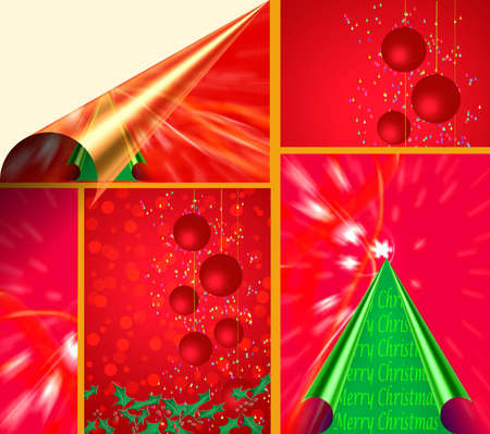 Christmas Tree Card litmus paperの写真素材