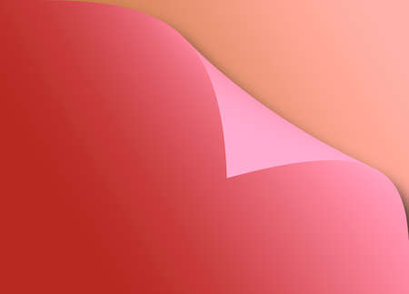 Pink paper with folded cornerの写真素材
