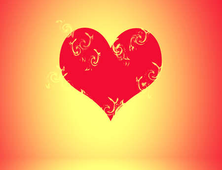 Heart of Fireの写真素材