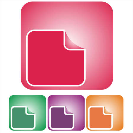 stickerのイラスト素材