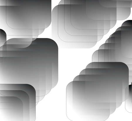 black colored transparent squaresの写真素材