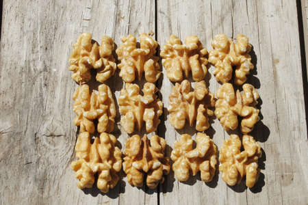 Nuts on table