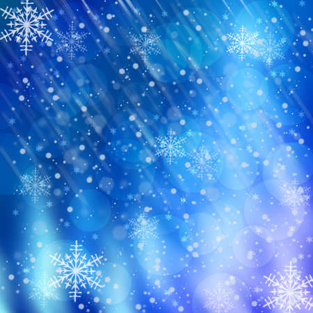 beautiful background of Christmas celebrations and New Year on blueの写真素材