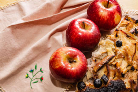 apples with apples dessertの写真素材