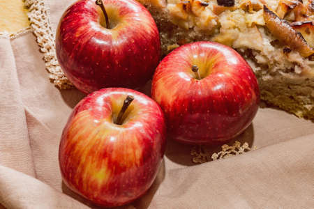 apples with apples dessertの写真素材