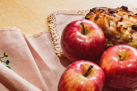 apples with apples dessertの写真素材