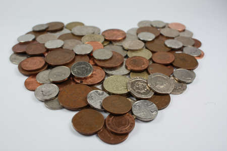 love heart of coins
