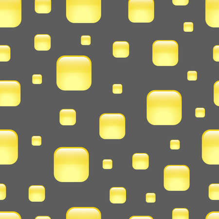 Seamless yellow abstract geometric pattern. Squares with rounded corners. Background for the web, email, print products, typography.のイラスト素材