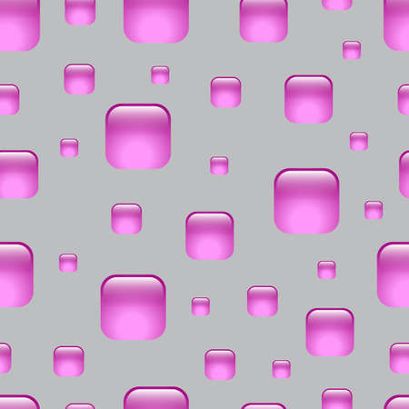 Seamless lilac abstract geometric pattern. Squares with rounded corners. Background for the web, email, print products, polygraphy.のイラスト素材