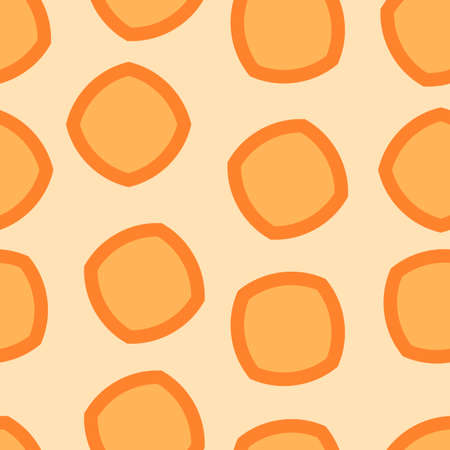 Seamless simple pattern in orange color. Pattern for wrapping. Pattern for fabric coloring.