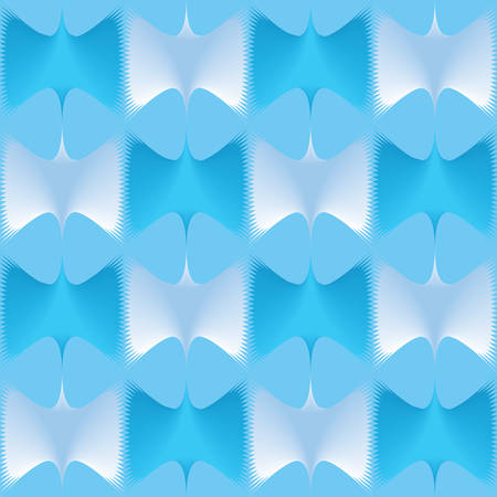 Blue geometric complex polygons background. Curvilinear triangles. A symmetrical pattern. A complex visual texture.のイラスト素材