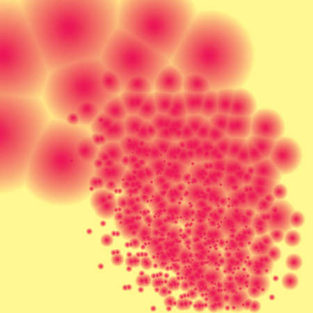 Abstract texture. Orange background.  Elegant abstract background with circle lights.