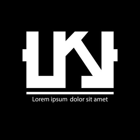 Company logo.White logo.Business logoのイラスト素材