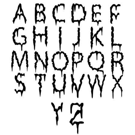 Letter alphabet pack vector illustration setのイラスト素材