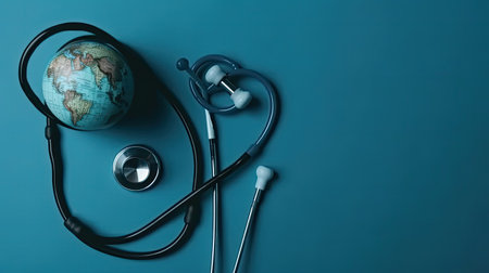 Top View background design of World Health day bannerの素材