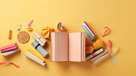 Background banner design for World Book Dayの素材