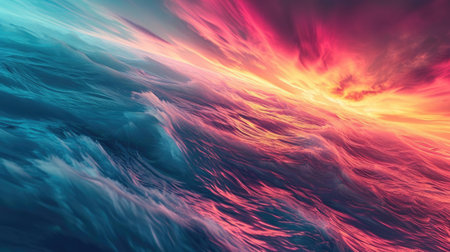 gradient background with abstract conceptの素材