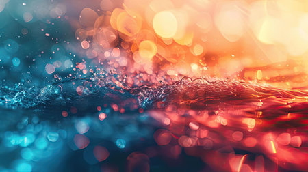 gradient background with abstract conceptの素材