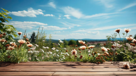 beautiful summer background for banner or posterの素材