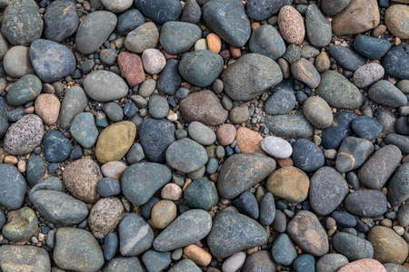 pebbles of various sizes on the beach at lytham st annes june 2019