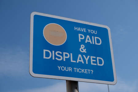 sign near entrance fo Mersey tunnel between Birkenhead and Liverpool in March 2020