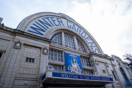 Exterior of the Winter Gardens Blackpool August 2020のeditorial素材