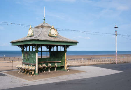 The North Pier in Blackpool August 2020の写真素材