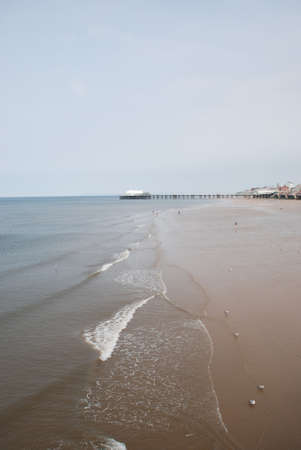 Blackpool Beachの写真素材