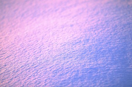 Refraction of solar beams on  surface of  snow in frosty dayの写真素材