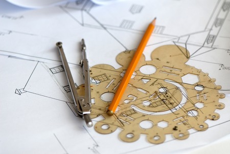 print of house planの写真素材