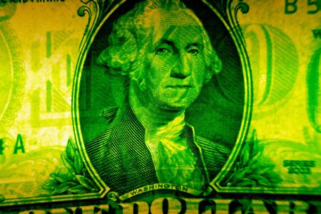 one dollars, money, close upの写真素材